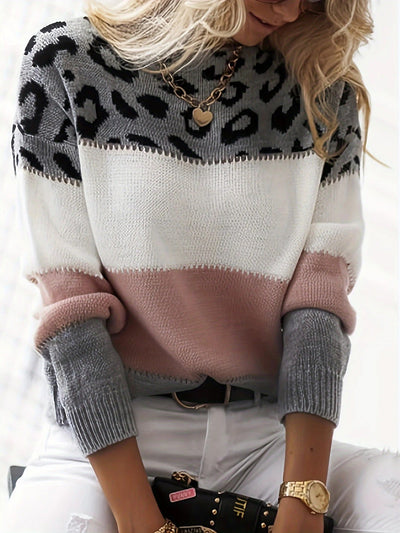 Averie | Pullover mit Leopardenmuster