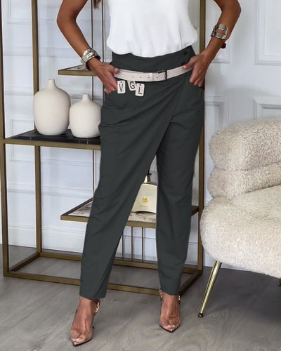 Mirella | Elegante Hose mit Gürtel