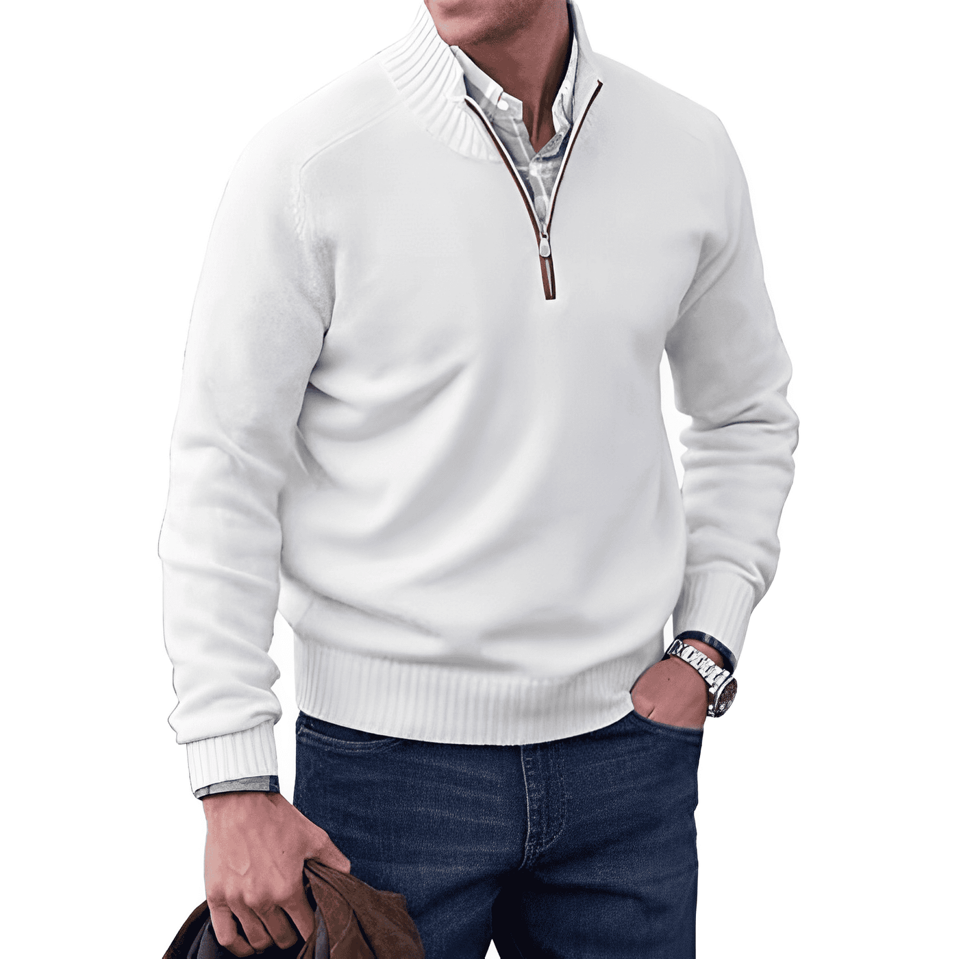 Nicolas™ - Pullover mit Reißverschluss