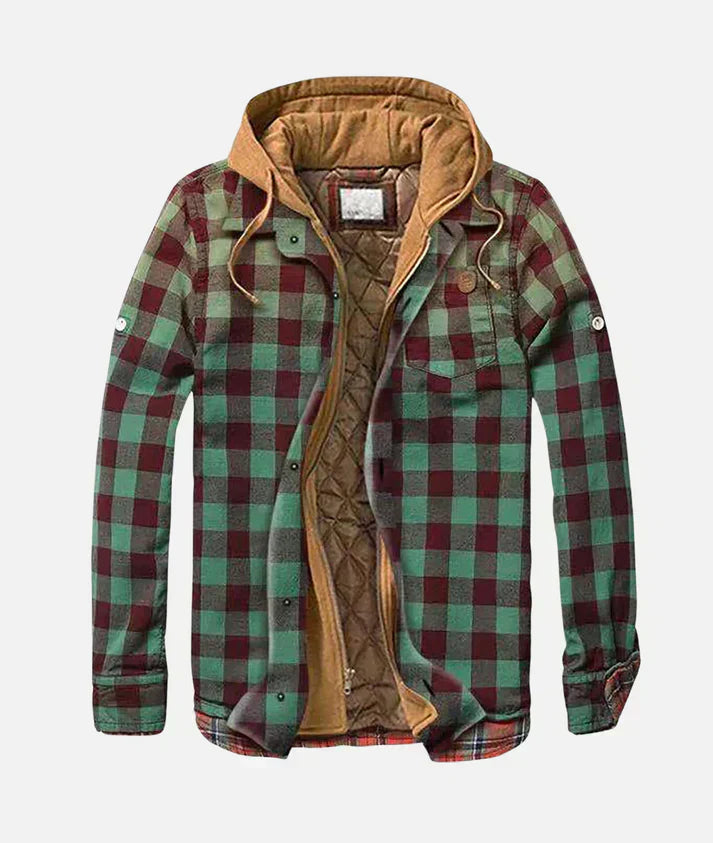 Alain – Karierte Patchworkjacke