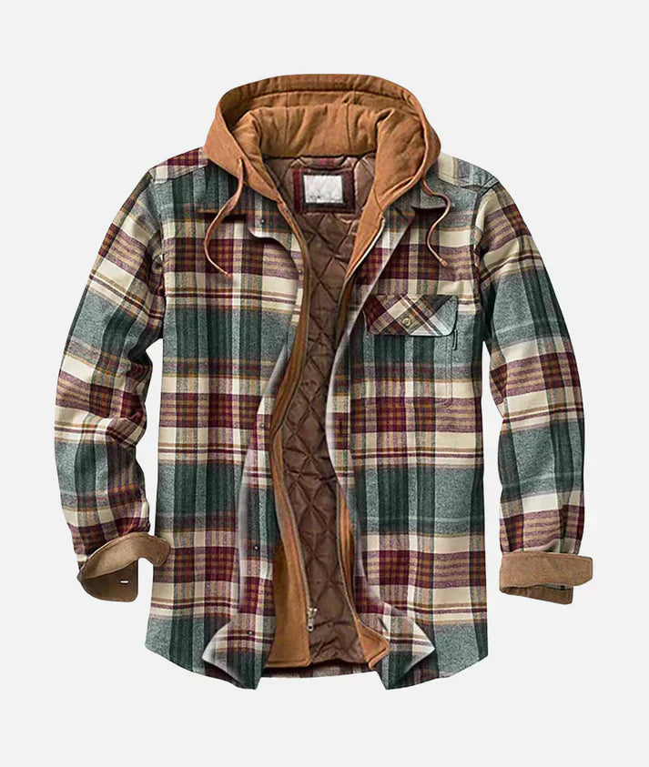 Alain – Karierte Patchworkjacke