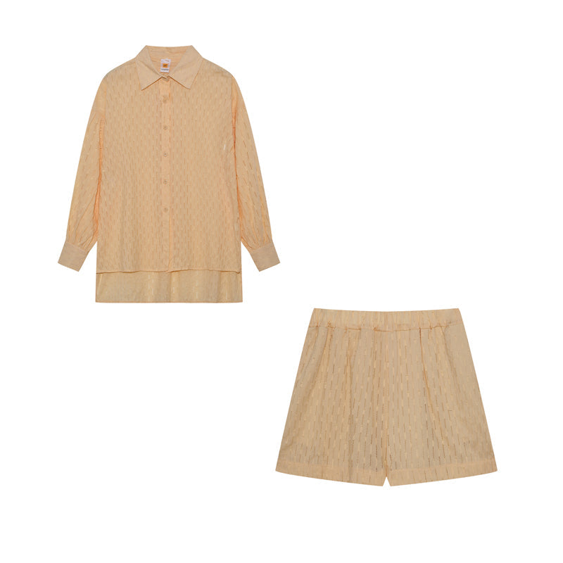 Leah | Chic Hemd und Kurzhose im Set