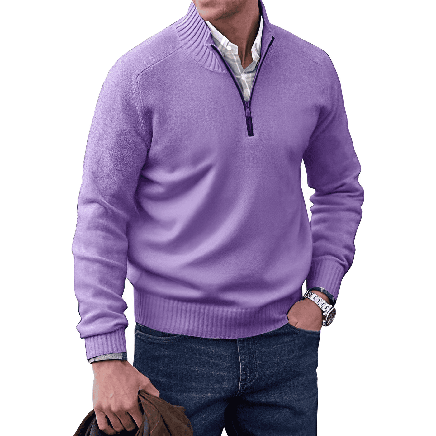 Nicolas™ - Pullover mit Reißverschluss