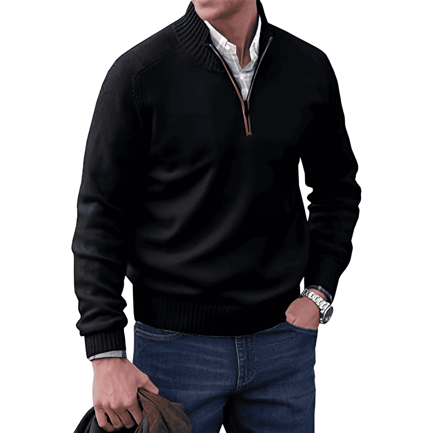 Nicolas™ - Pullover mit Reißverschluss