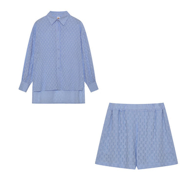 Leah | Chic Hemd und Kurzhose im Set