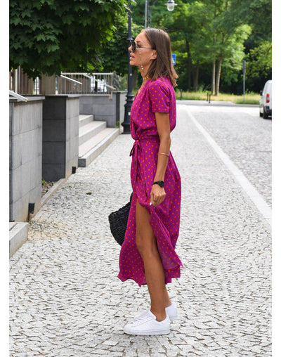 Michelle™ - Stilvolles Kleid mit V-Ausschnitt