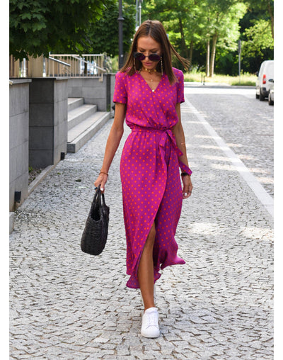 Michelle™ - Stilvolles Kleid mit V-Ausschnitt