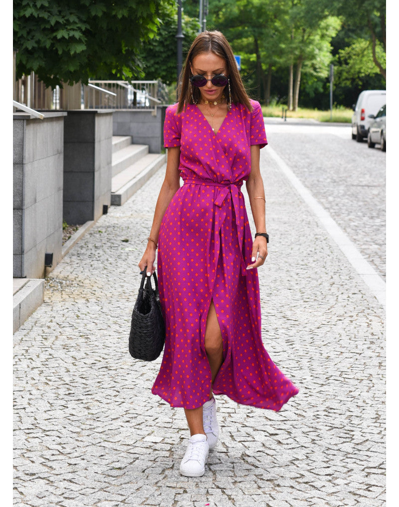 Michelle™ - Stilvolles Kleid mit V-Ausschnitt
