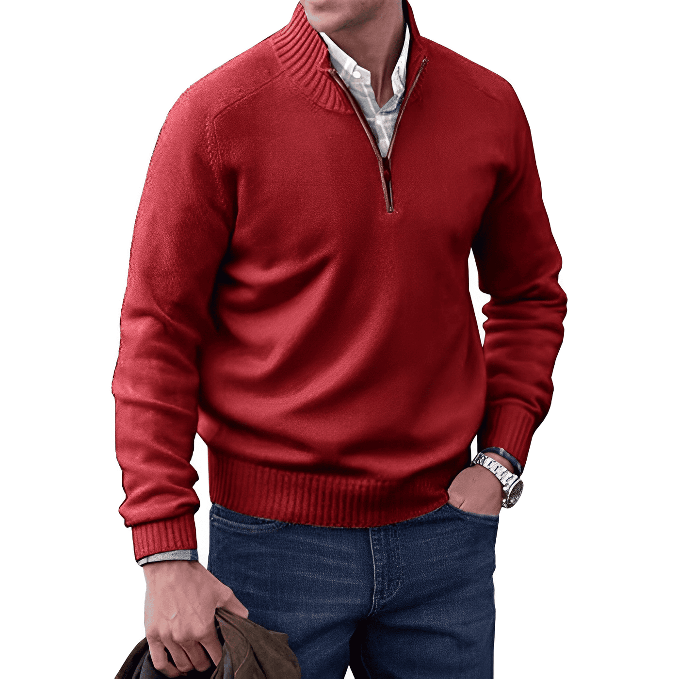 Nicolas™ - Pullover mit Reißverschluss