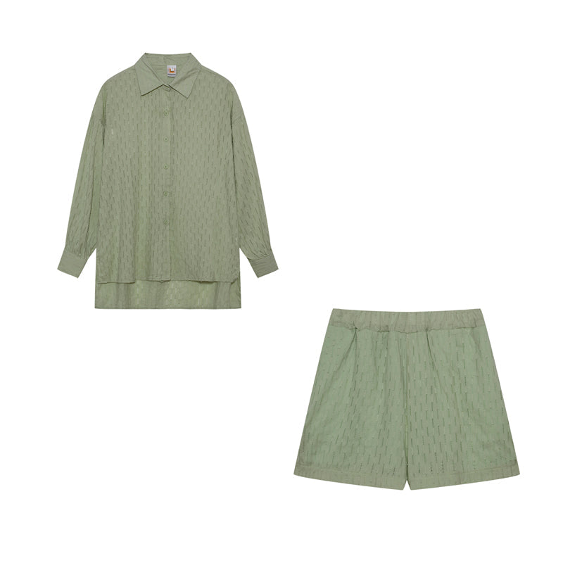 Leah | Chic Hemd und Kurzhose im Set