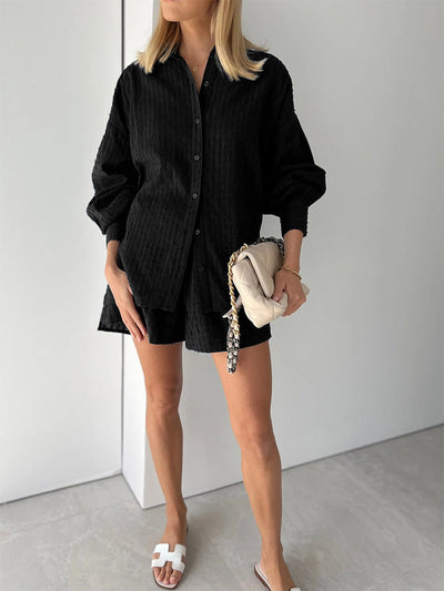 Leah | Chic Hemd und Kurzhose im Set