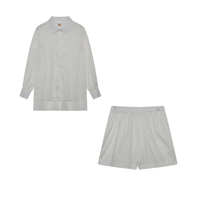 Leah | Chic Hemd und Kurzhose im Set