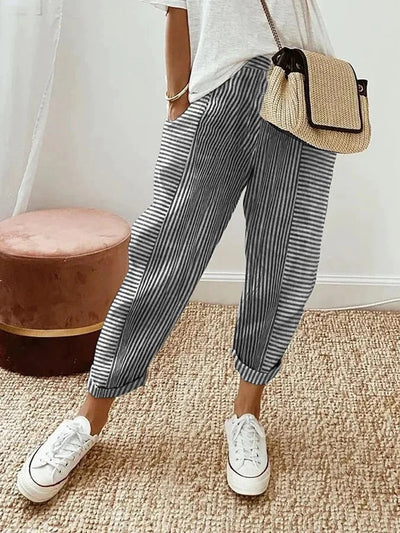 Lore | Bequeme gestreifte Hosen