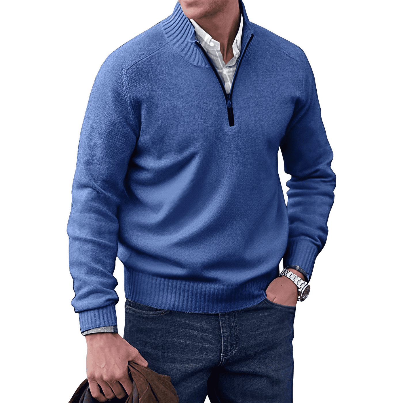 Nicolas™ - Pullover mit Reißverschluss