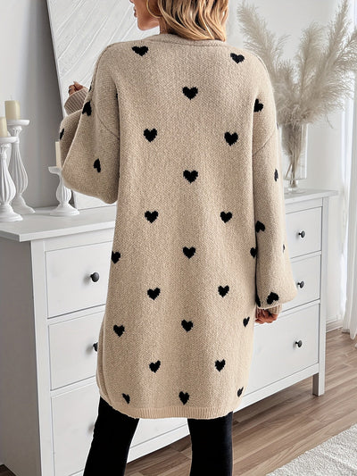 Livy | Strickjacke mit Herzdruck