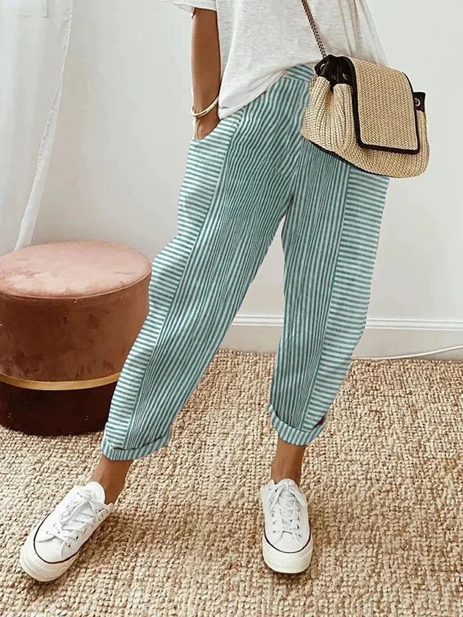 Lore | Bequeme gestreifte Hosen
