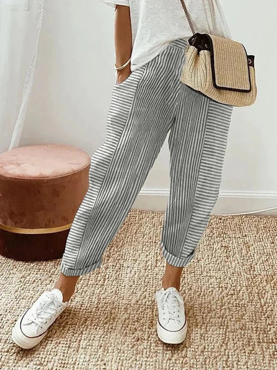 Lore | Bequeme gestreifte Hosen
