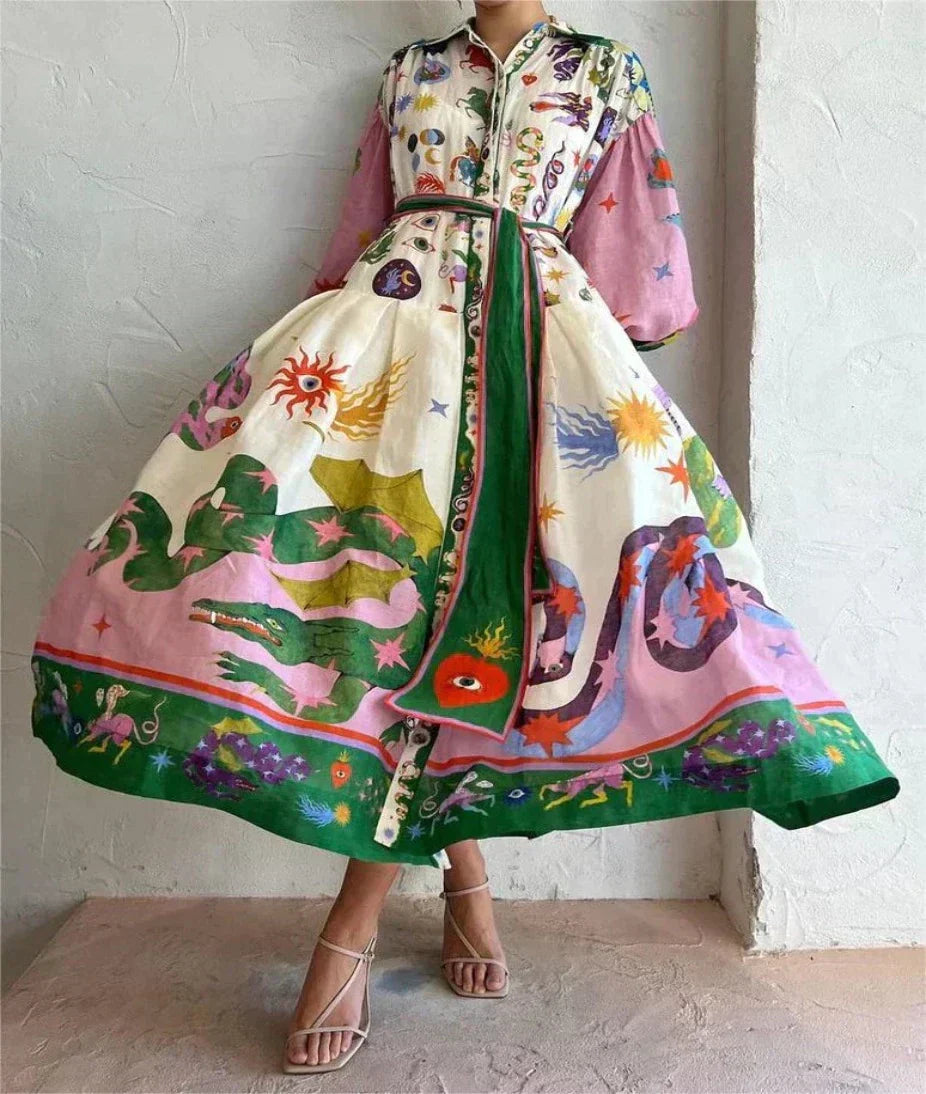 Amira | Elegantes Kleid mit Volumen