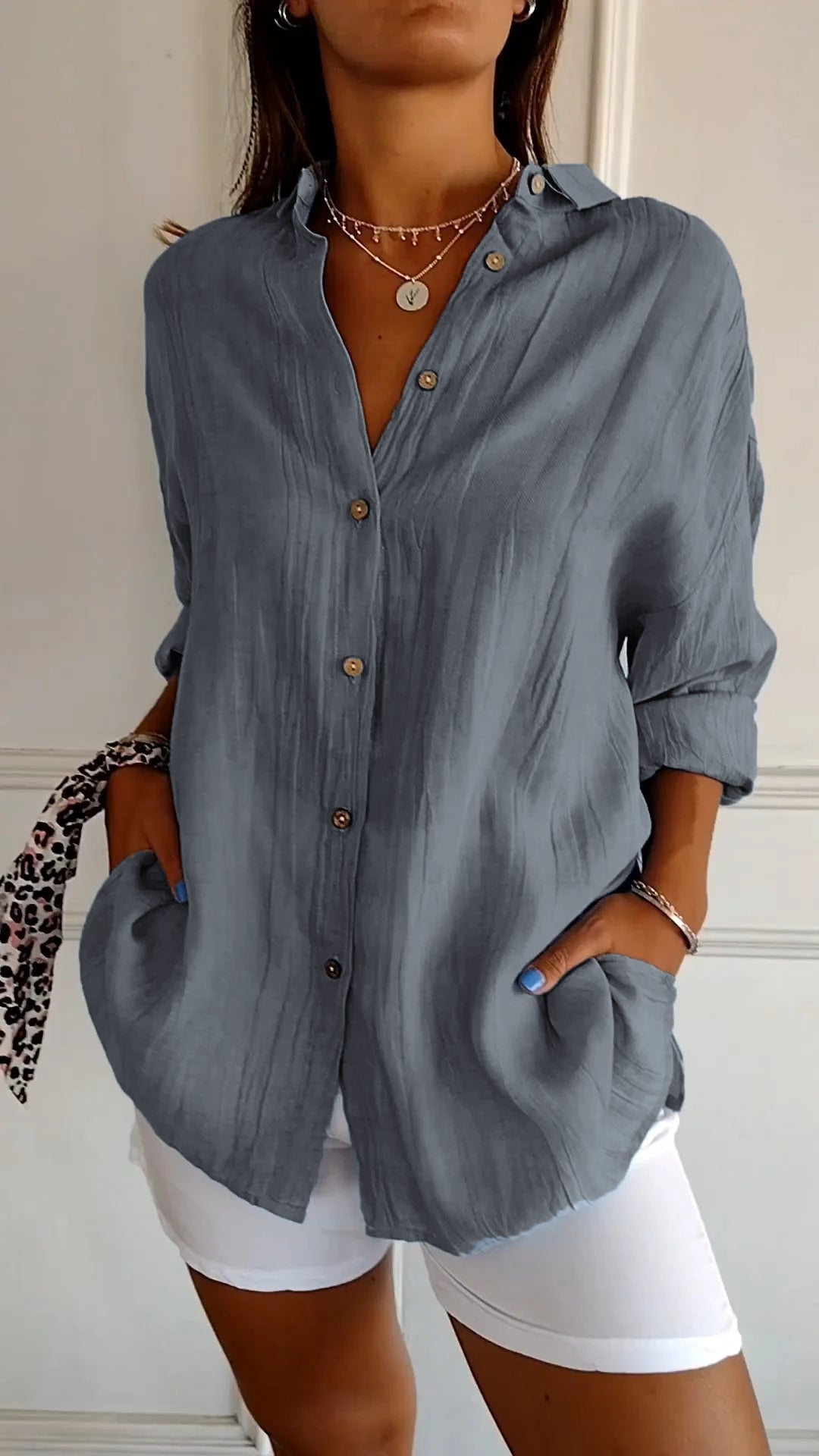 Sasha™ - Elegantes, bequemes Hemd