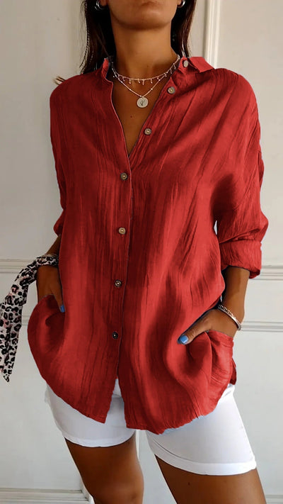 Sasha™ - Elegantes, bequemes Hemd