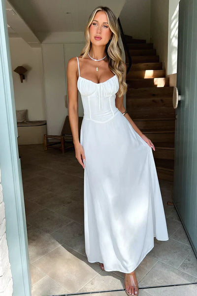 Alanis | Bequemes ärmelloses langes Kleid