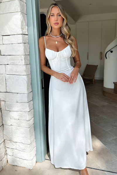 Alanis | Bequemes ärmelloses langes Kleid