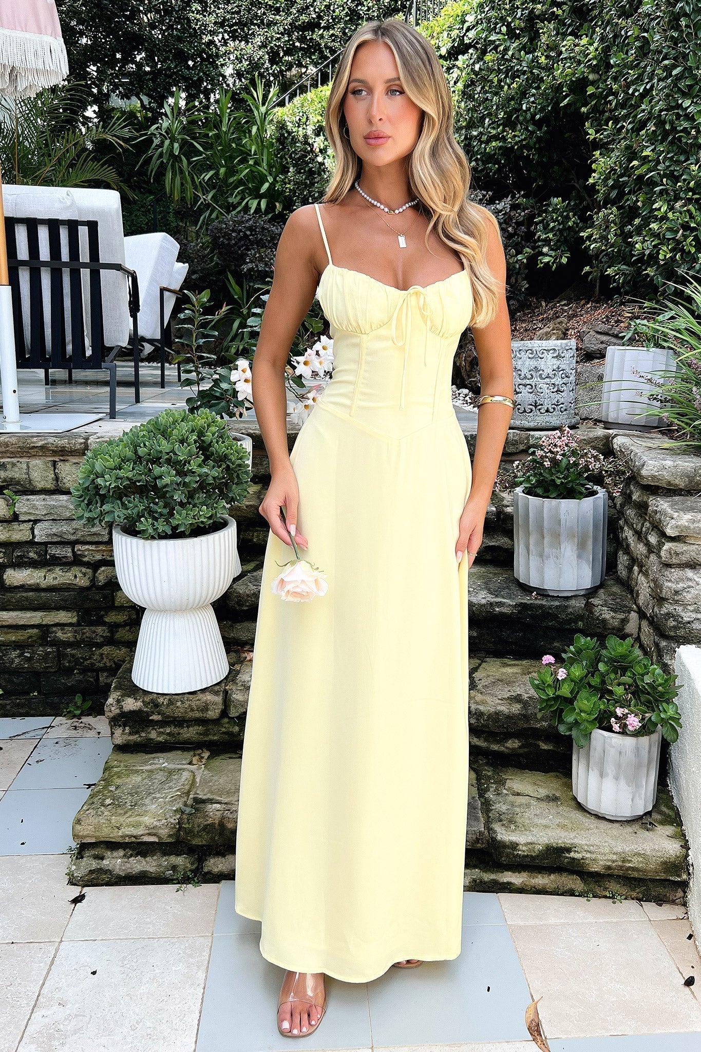 Alanis | Bequemes ärmelloses langes Kleid