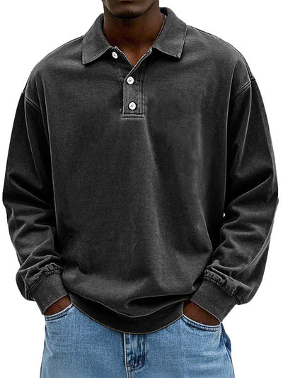 Lennart™ | Lässiges langärmeliges Herren-Polo