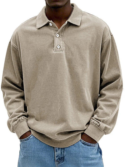 Lennart™ | Lässiges langärmeliges Herren-Polo