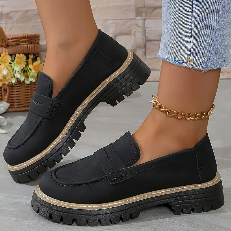Milena™ - Stilvolle Schuhe mit sandgestrahlten Absätzen