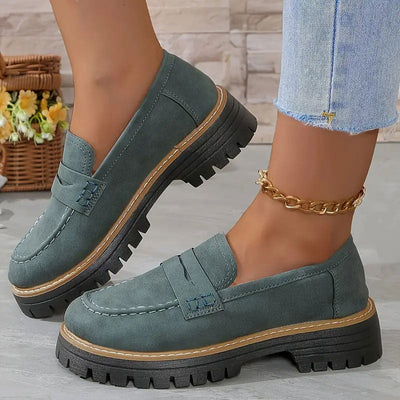 Milena™ - Stilvolle Schuhe mit sandgestrahlten Absätzen