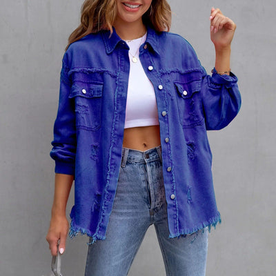 Leonie™ - Lässiger Denim-Mantel-Stil