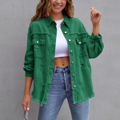 Leonie™ - Lässiger Denim-Mantel-Stil