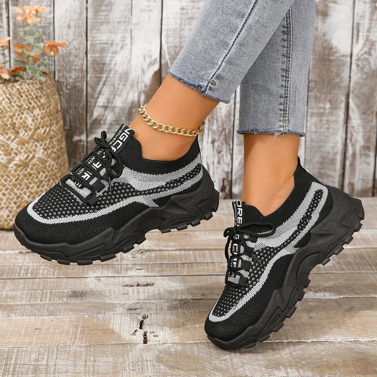 Lina™ - Turnschuhe med mesh