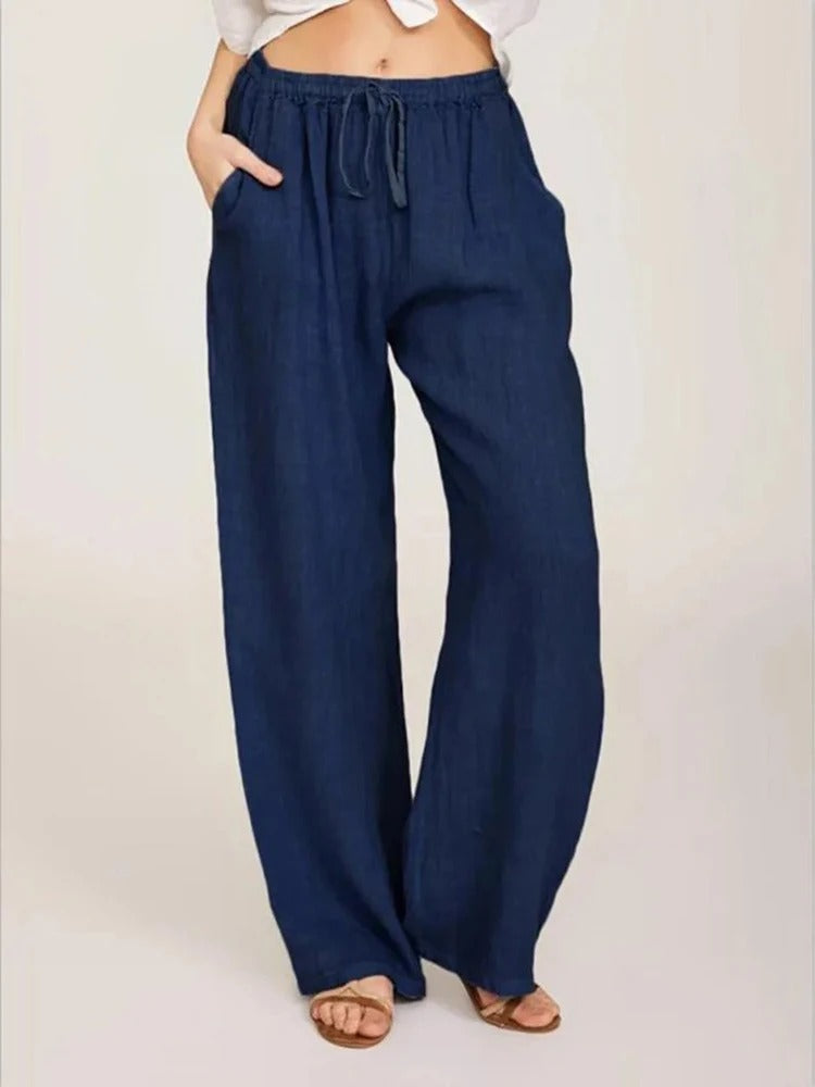 Vivienne | Baumwoll-Leinen-Hose
